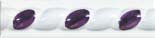 LISTELO 5X20 TRENZA DECORADA MORADO - MLM